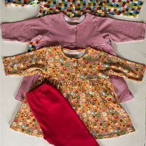Toddler Girl Zutano 6-12M Lot